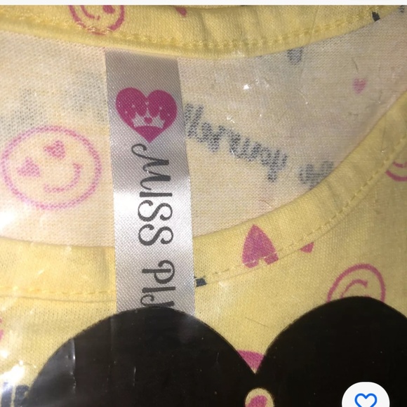 Miss Pink Girls Yellow Dream Big Sleeveless Dress Size 7 NEW - Picture 8 of 9